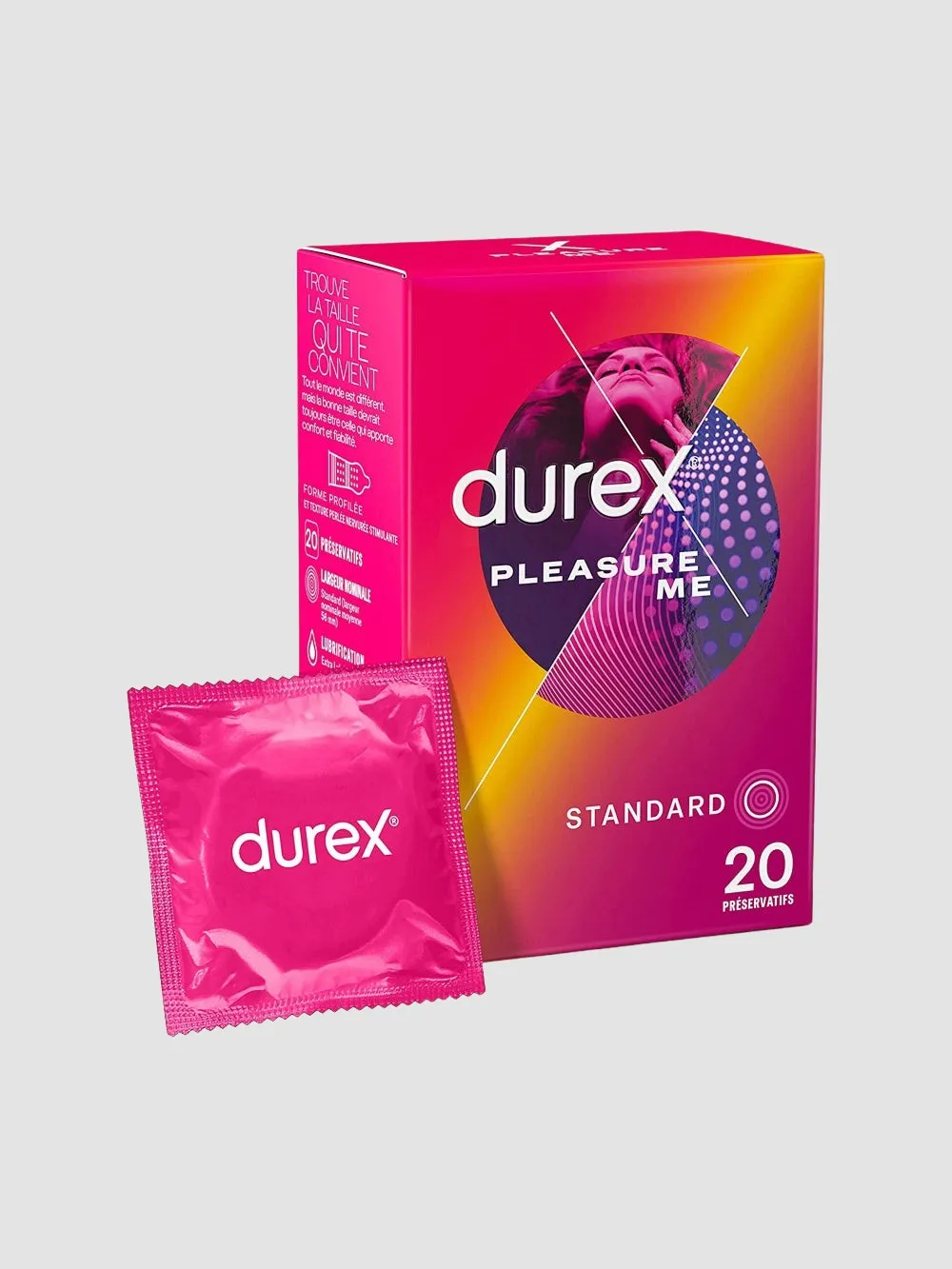 Préservatifs Pleasure Me -Boîte de 20 reconditionné disponible sur Rejouis | Dero
