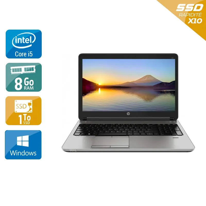 ProBook 650 G1 15,6" 2013 - Intel Core i5 2,5Ghz - 2 - 8Go DDR3 - 1To SSD - Intel HD Graphics 4600 - Gris / Noir - Windows 10 - AZERTY Reconditionné - 334,95 € ProBook 650 G1 15,6" 2013 - Intel Core i5 2,5Ghz - 2 - 8Go DDR3 - 1To SSD - Intel HD Graphics 4600 - Gris / Noir - Windows 10 - AZERTY Reconditionné Hewlett-Packard reconditionné disponible sur QuelBonPlan