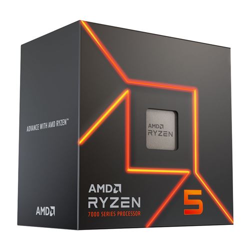 Processeur AMD Ryzen 5 7600 6 cœur 3,8 GHz / 5,1 GHz État correct Advanced Micro Devices reconditionné disponible sur Fnac