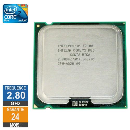 Acheter Processeur Intel Core 2 Duo E7400 2.80GHz SLB9Y LGA775 3Mo État correct - 10,49 € Processeur Intel Core 2 Duo E7400 2.80GHz SLB9Y LGA775 3Mo État correct Intel reconditionné disponible sur Fnac