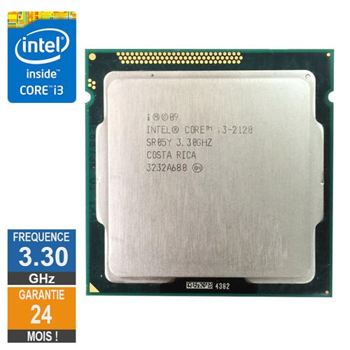 Processeur Intel Core I3-2120 3.30GHz SR05Y FCLGA1155 3Mo État correct - 15,79 € Processeur Intel Core I3-2120 3.30GHz SR05Y FCLGA1155 3Mo État correct Intel reconditionné disponible sur Fnac