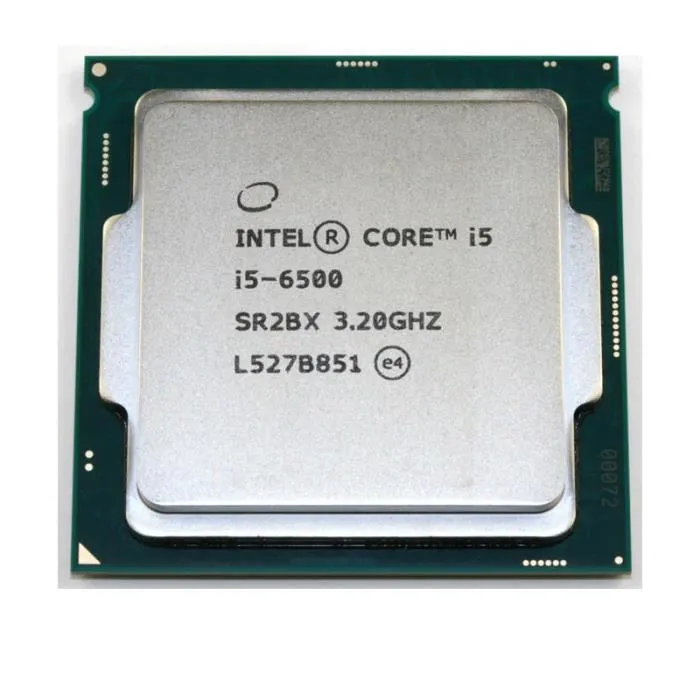 Processeur Intel Core i5 6500 3.20GHz cpu pc ordinateur bureau microprocesseur SR2BX Skylake Soket 1151 DDR4 4 coeurs gaming 65W Reconditionné - 78,00 € Processeur Intel Core i5 6500 3.20GHz cpu pc ordinateur bureau microprocesseur SR2BX Skylake Soket 1151 DDR4 4 coeurs gaming 65W Reconditionné Intel reconditionné disponible sur Cdiscount Seconde Vie | Dero