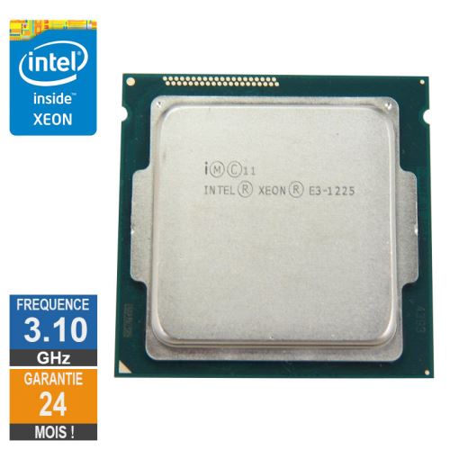 Processeur Intel Xeon E3-1225 3.10GHz SR00G LGA1155 6Mo État correct - 21,09 € Processeur Intel Xeon E3-1225 3.10GHz SR00G LGA1155 6Mo État correct Intel reconditionné disponible sur Fnac