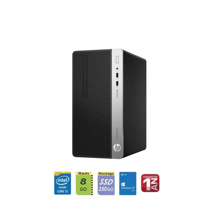 ProDesk 400 G4 I5/8/250SSD Reconditionné - 199,00 € ProDesk 400 G4 I5/8/250SSD Reconditionné reconditionné disponible sur Cdiscount Seconde Vie