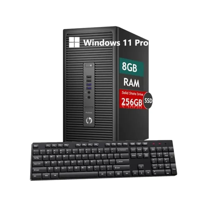 Prodesk 600 G2 MT Ordinateur de Bureau Intel Pentium 8 Go RAM SSD 256 Go WiFi Bluetooth Clavier QWERTY américain Windows 11 Pro Reconditionné Hewlett-Packard reconditionné disponible sur Cdiscount Seconde Vie