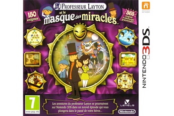 PROF. LAYTON ET LE MASQUE DES MIRACLES État correct - 22,95 € PROF. LAYTON ET LE MASQUE DES MIRACLES État correct Nintendo reconditionné disponible sur Darty