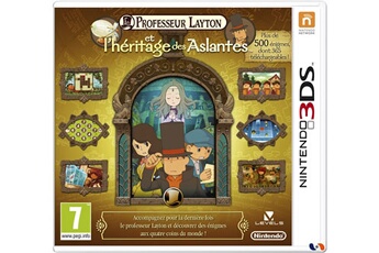 PROFESSEUR LAYTON ET L'HERITAGE DES ASLANTES Très bon état - 44,98 € PROFESSEUR LAYTON ET L'HERITAGE DES ASLANTES Très bon état Nintendo reconditionné disponible sur Darty
