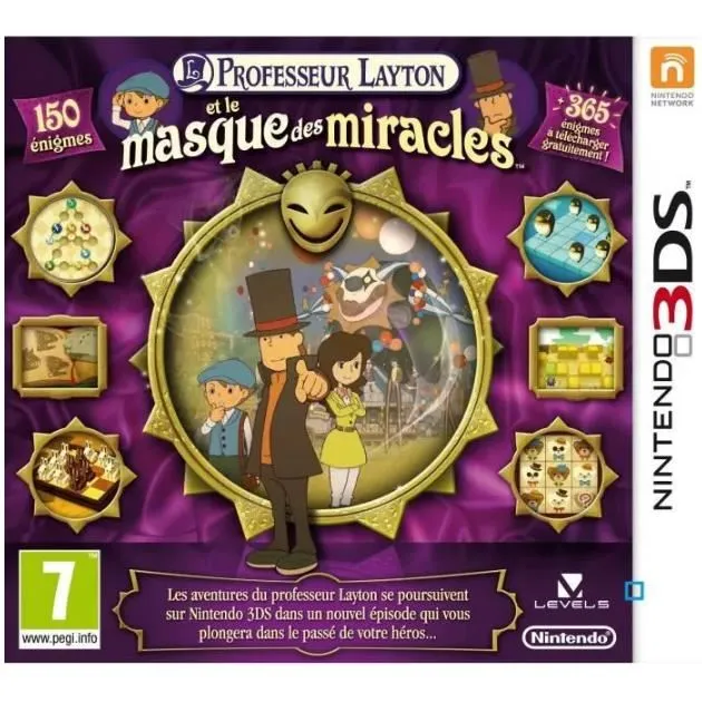 Professeur Layton et Le Masque des Miracles / Jeu Nintendo 3DS Reconditionné - 39,90 € Professeur Layton et Le Masque des Miracles / Jeu Nintendo 3DS Reconditionné Nintendo reconditionné disponible sur Cdiscount Seconde Vie