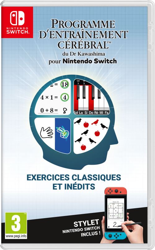 Programme d'entraînement cérébral du Dr Kawashima Nintendo Switch Occasion Nintendo reconditionné disponible sur Fnac | Dero