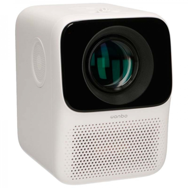 Projecteur Portable Wanbo T2 Gratuit ANSI 480p 150 Lumens - 2 Haut-parleurs 3W - USB, HDMI - Télécommande - Couleur Blanc - Très bon état Très bon état N/A reconditionné disponible sur Pixmania | Dero