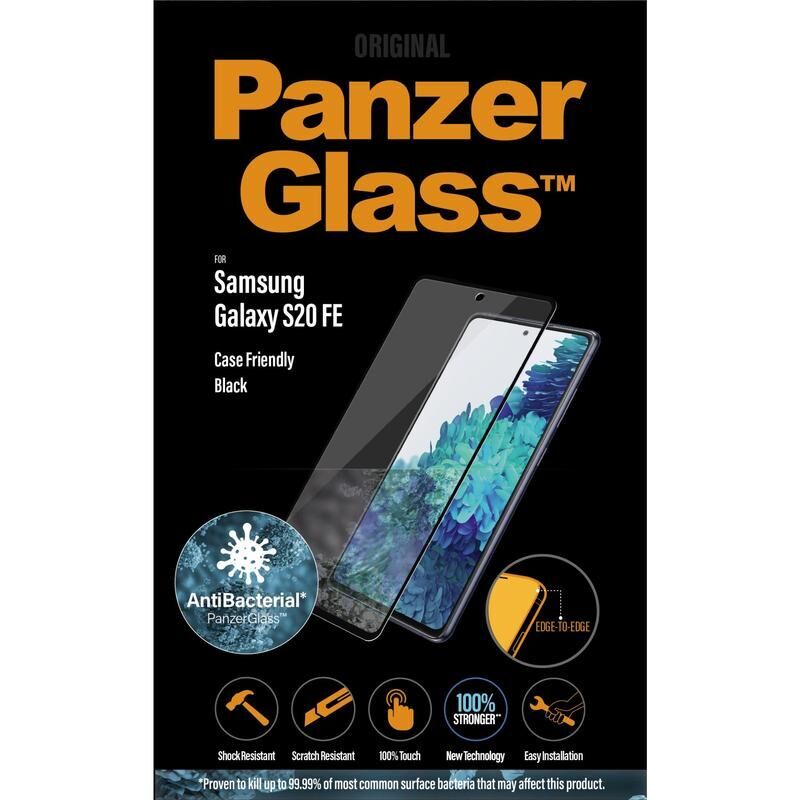 Protecteur d'écran Samsung PanzerGlass Samsung Galaxy S20 FE Clear Glass Parfait état PanzerGlass reconditionné disponible sur Refurbed | Dero