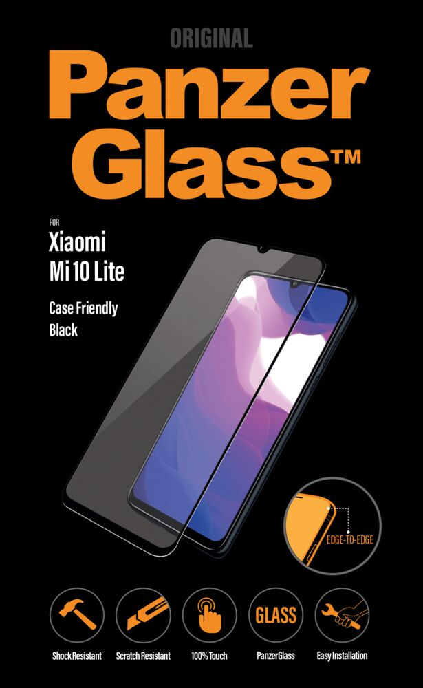 Protecteur d'écran Xiaomi PanzerGlass Xiaomi Mi 10 Lite Clear Glass Parfait état PanzerGlass reconditionné disponible sur Refurbed | Dero