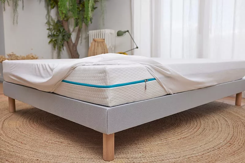 Protège-matelas imperméable - 160 x 200 cm Reconditionné Ecomatelas reconditionné disponible sur Kwanko Ecomatelas