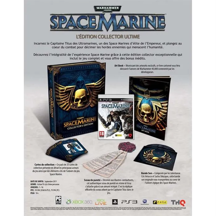 PS3 WARHAMMER 4000 SPACE MARINE - PS3SPACEMARINEC refurbished reconditionné disponible sur Cdiscount Seconde Vie