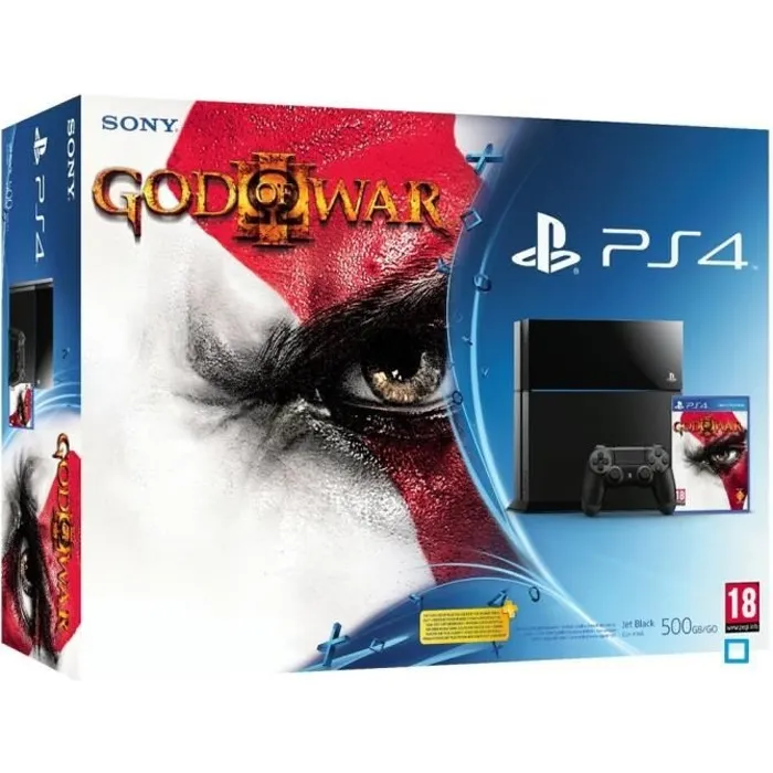 Acheter PS4 500 Go Noire + God of War 3 Remastered Reconditionné - 189,00 € PS4 500 Go Noire + God of War 3 Remastered Reconditionné Sony Interactive Entertainment reconditionné disponible sur Cdiscount Seconde Vie