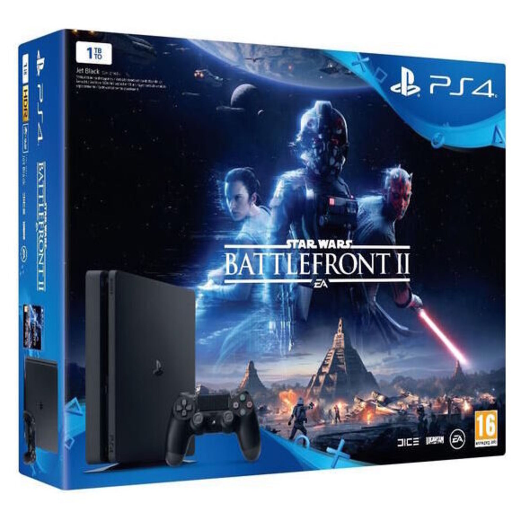 PS4 SLIM 1 To Noire + Star Wars BF II - Très bon état Très bon état Sony reconditionné disponible sur Pixmania