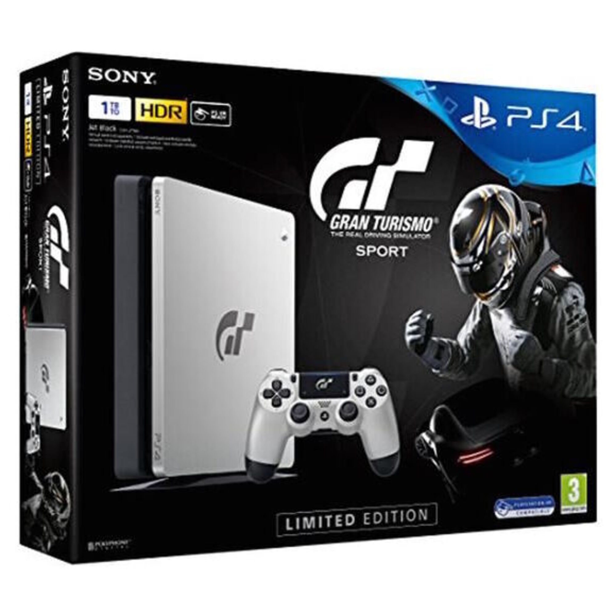 PS4 SLIM 1To Gran Turismo Edition Silver - Très bon état Très bon état Sony reconditionné disponible sur Pixmania