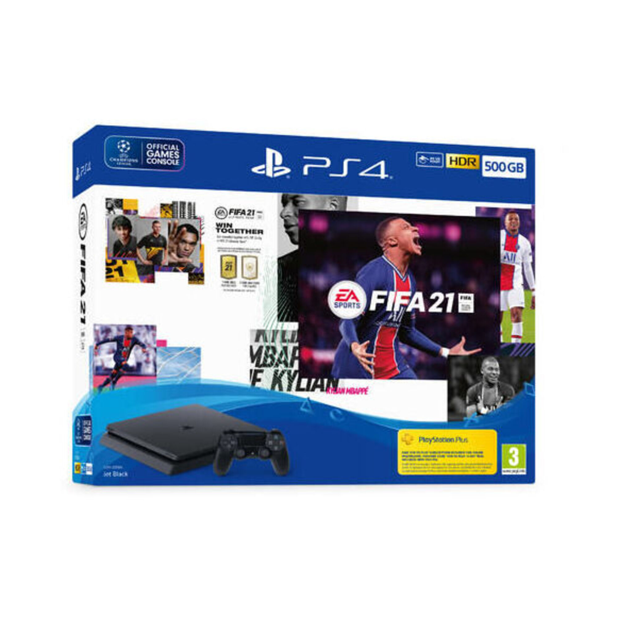 PS4 Slim 500 Go + Fifa 21 - Excellent état Parfait état reconditionné disponible sur Pixmania