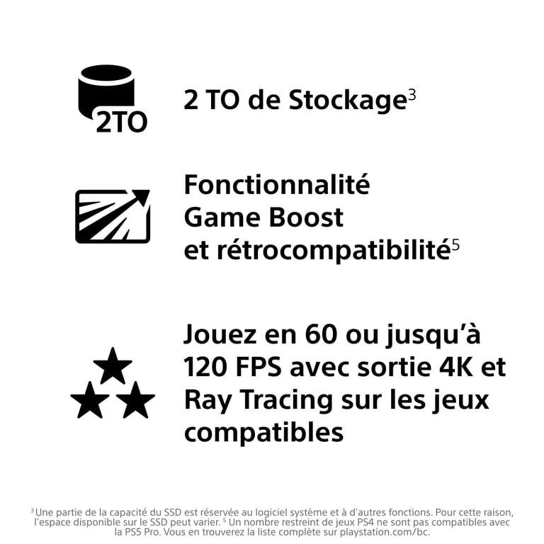 Voir photo 3 de PS5 Pro 2 To - Console de jeux PlayStation 5 Pro (Digital) - Excellent état | Dero PS5 Pro 2 To - Console de jeux PlayStation 5 Pro (Digital) - Excellent état Parfait état Sony reconditionné photo 3 | Dero