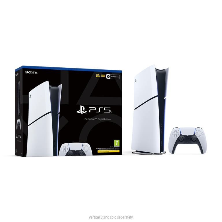 PS5 Slim 825 Go - Console de jeux PlayStation 5 Slim (Digitale) - Bon état Bon état Sony reconditionné disponible sur Pixmania