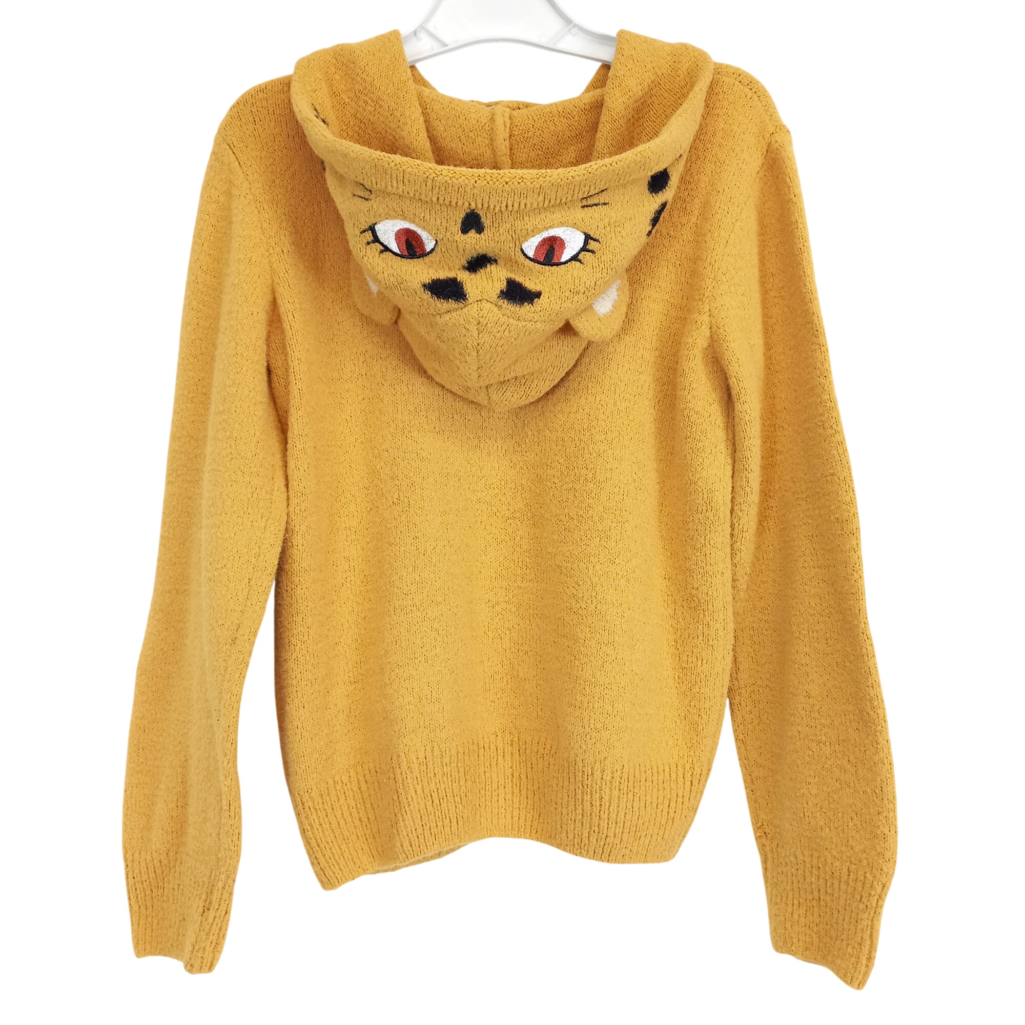 Acheter Pull chaud enfant moutarde poche devant capuche léopard Très bon état - 10,00 € Pull chaud enfant moutarde poche devant capuche léopard Très bon état reconditionné disponible sur Label Emmaüs