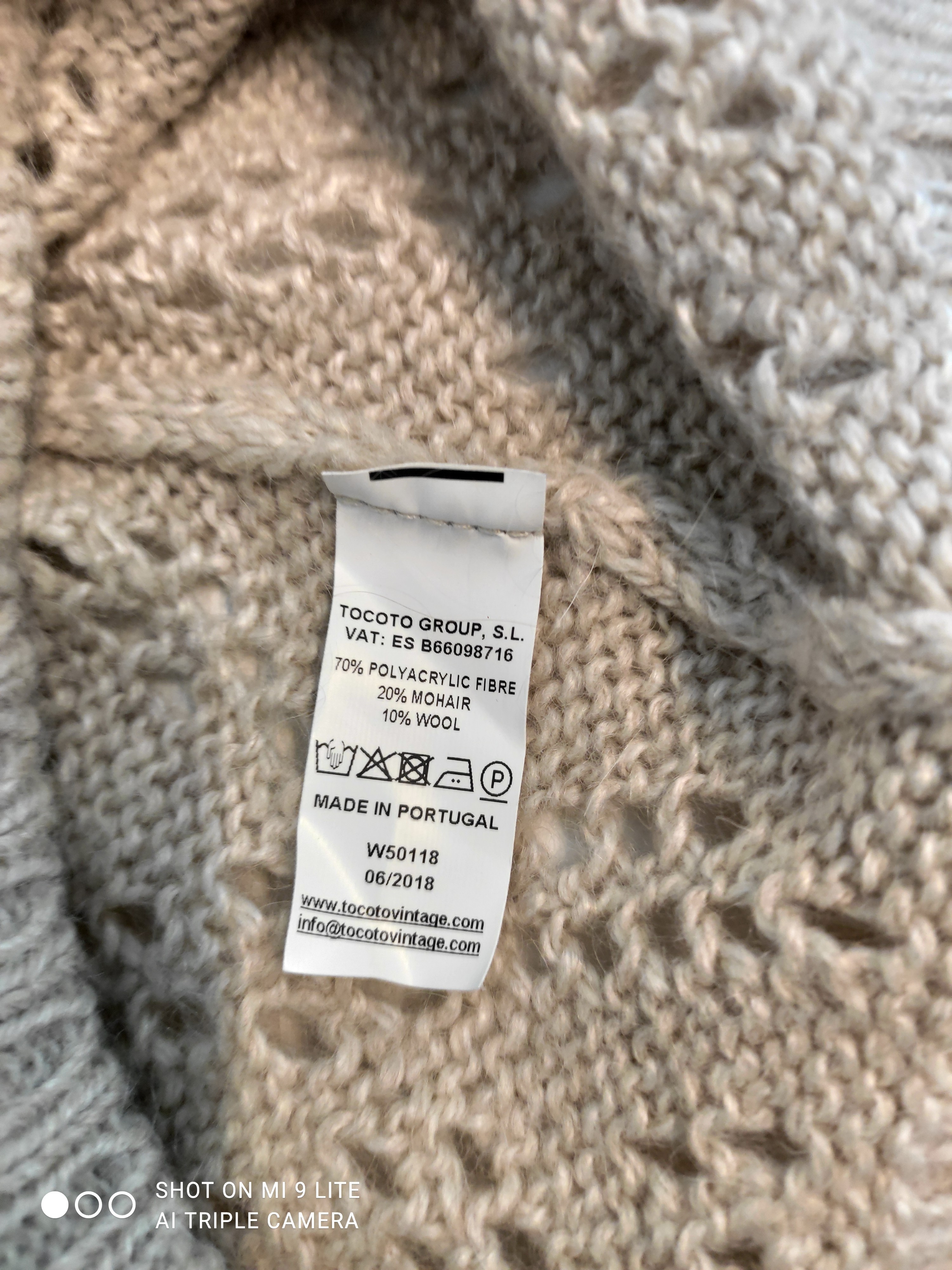 Voir photo 5 de Pull en maille ajourée losanges écru mohair et laine TOCOTO VINTAGE - 10 ans Pull en maille ajourée losanges écru mohair et laine TOCOTO VINTAGE - 10 ans Très bon état reconditionné photo 5
