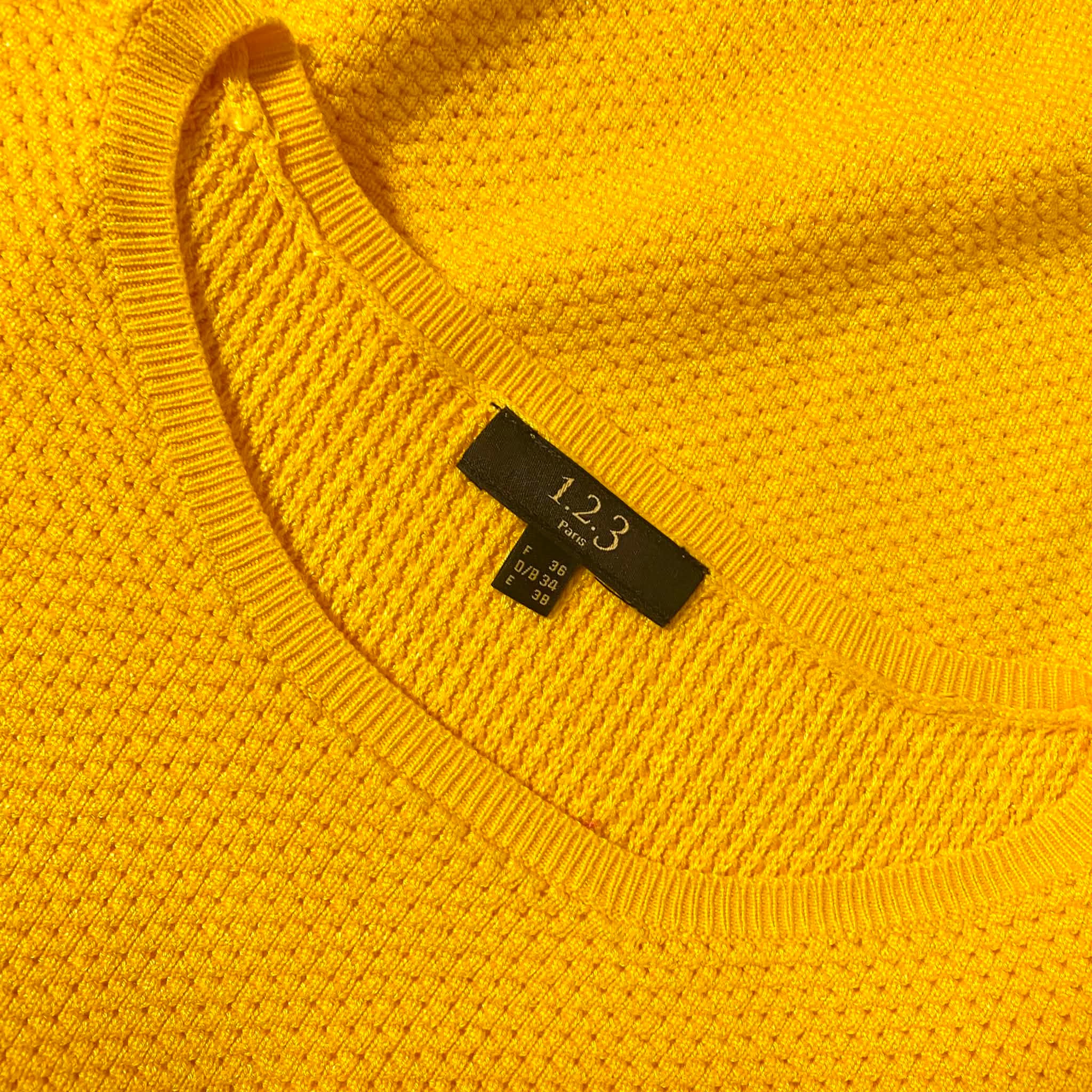 Voir photo 5 de Pull Femme à Manches Longues - 1.2.3 - 36 Pull Femme à Manches Longues - 1.2.3 - 36 Très bon état reconditionné photo 5