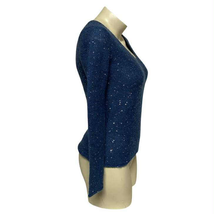Voir photo 2 de Pull Femme Manches Longues à Paillettes - Caroll - 36 Pull Femme Manches Longues à Paillettes - Caroll - 36 Très bon état reconditionné photo 2
