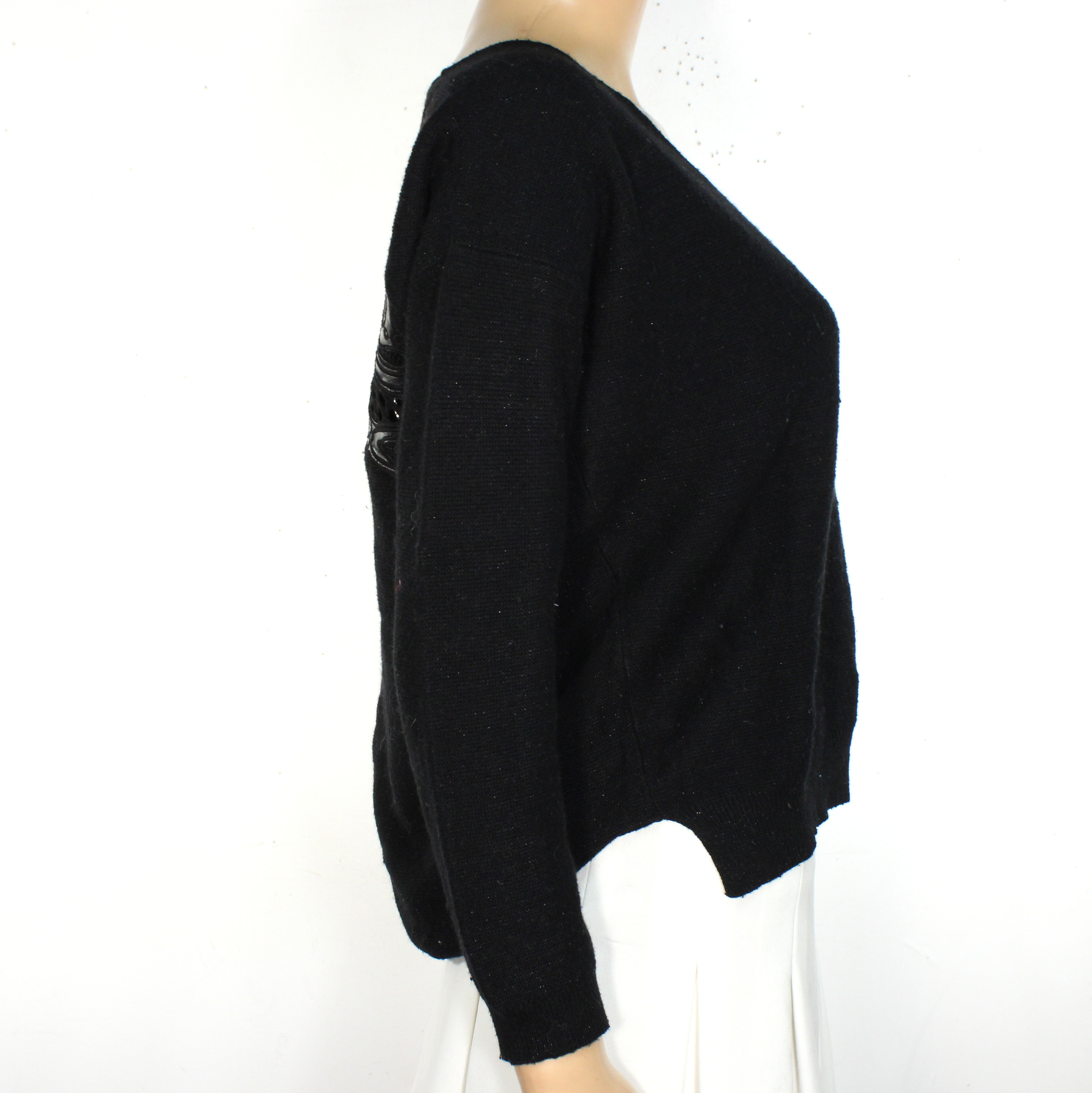 Voir photo 3 de Pull Femme Noir En Maille COLOR BLOCK Taille M /L Pull Femme Noir En Maille COLOR BLOCK Taille M /L Bon état reconditionné photo 3