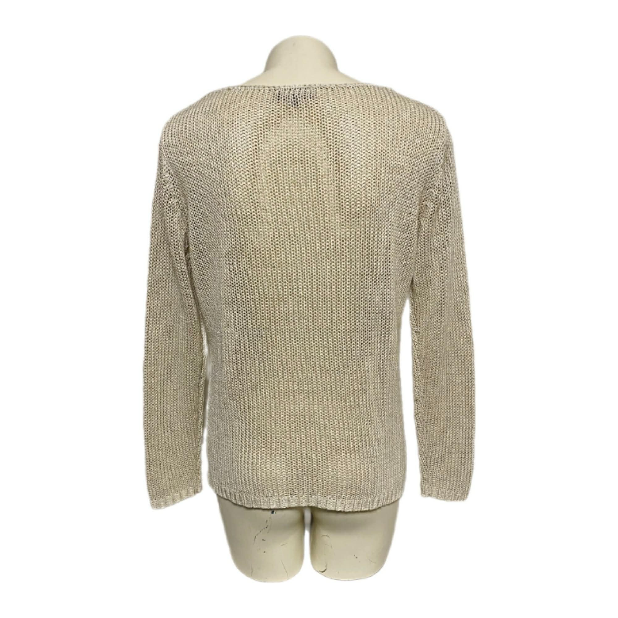 Voir photo 4 de Pull léger femme beige avec effet métallisé - Caroll - 42 Pull léger femme beige avec effet métallisé - Caroll - 42 Très bon état reconditionné photo 4