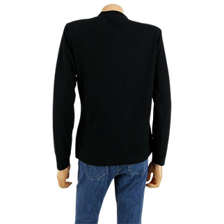 Voir photo 2 de Pull léger noir manches longues imprimé - Femme - Pierre Cardin - Taille 42/44 Pull léger noir manches longues imprimé - Femme - Pierre Cardin - Taille 42/44 Très bon état reconditionné photo 2