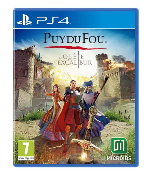 Puy du Fou La quête d'Excalibur PS4 État correct Microids Distribution reconditionné disponible sur Fnac