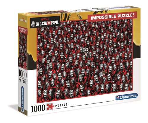 Puzzle 1000 pièces Clementoni La Casa de Papel Impossible État correct Clementoni reconditionné disponible sur Fnac