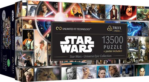 Puzzle 13500 pièces Trefl Star Wars Universe Epic Collection État correct Trefl reconditionné disponible sur Fnac