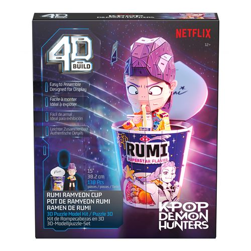 Puzzle 3D 138 pièces 4D Build Ramen de Rumi K-Pop Demon Hunters État correct reconditionné disponible sur Fnac | Dero