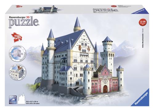 Puzzle 3D Neuschwanstein Ravensburger 216 pièces État correct reconditionné disponible sur Fnac