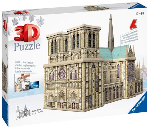 Puzzle 3D Ravensburger Notre-Dame de Paris État correct reconditionné disponible sur Fnac