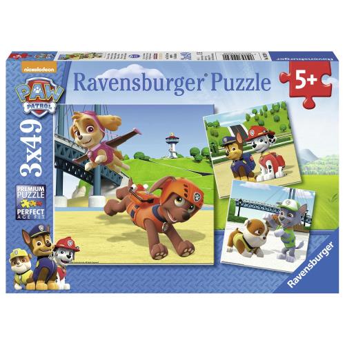 Puzzle 3x49p Ravensburger Pat Patrouille Equipe des 4 pattes État correct reconditionné disponible sur Fnac