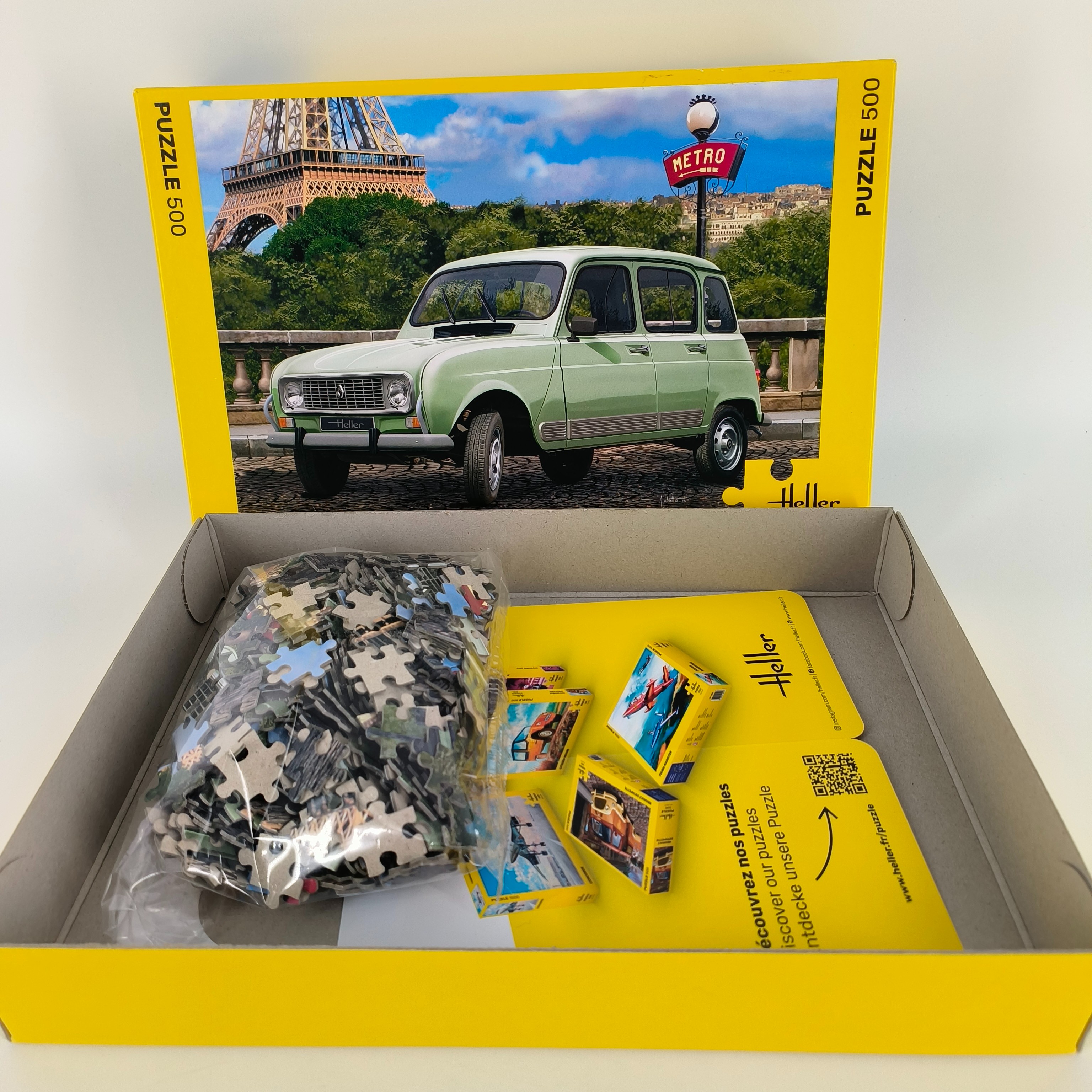 Voir photo 3 de Puzzle 500 pièces-Renault 4L-Heller- à partir de 8 ans Puzzle 500 pièces-Renault 4L-Heller- à partir de 8 ans Très bon état reconditionné photo 3