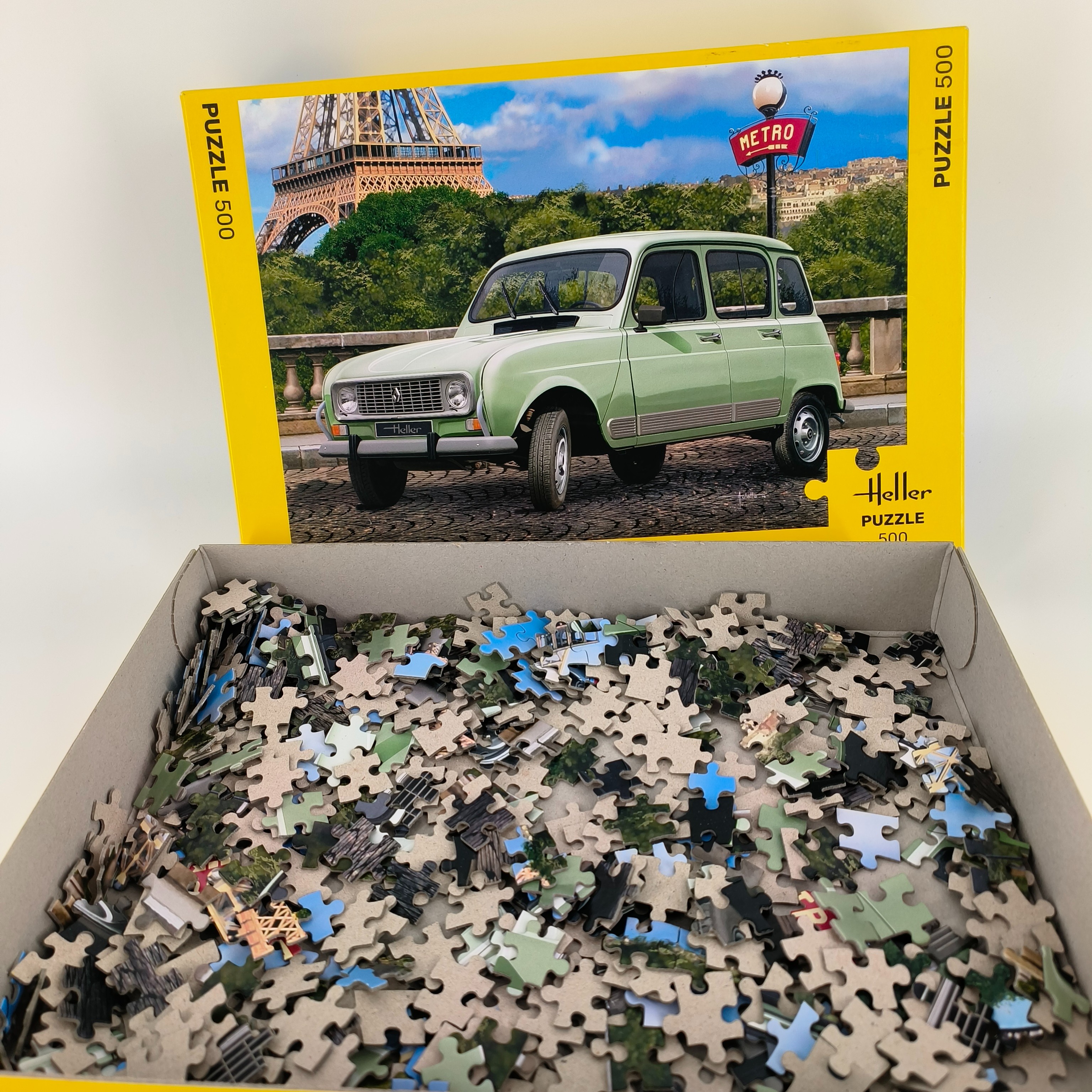 Voir photo 4 de Puzzle 500 pièces-Renault 4L-Heller- à partir de 8 ans Puzzle 500 pièces-Renault 4L-Heller- à partir de 8 ans Très bon état reconditionné photo 4