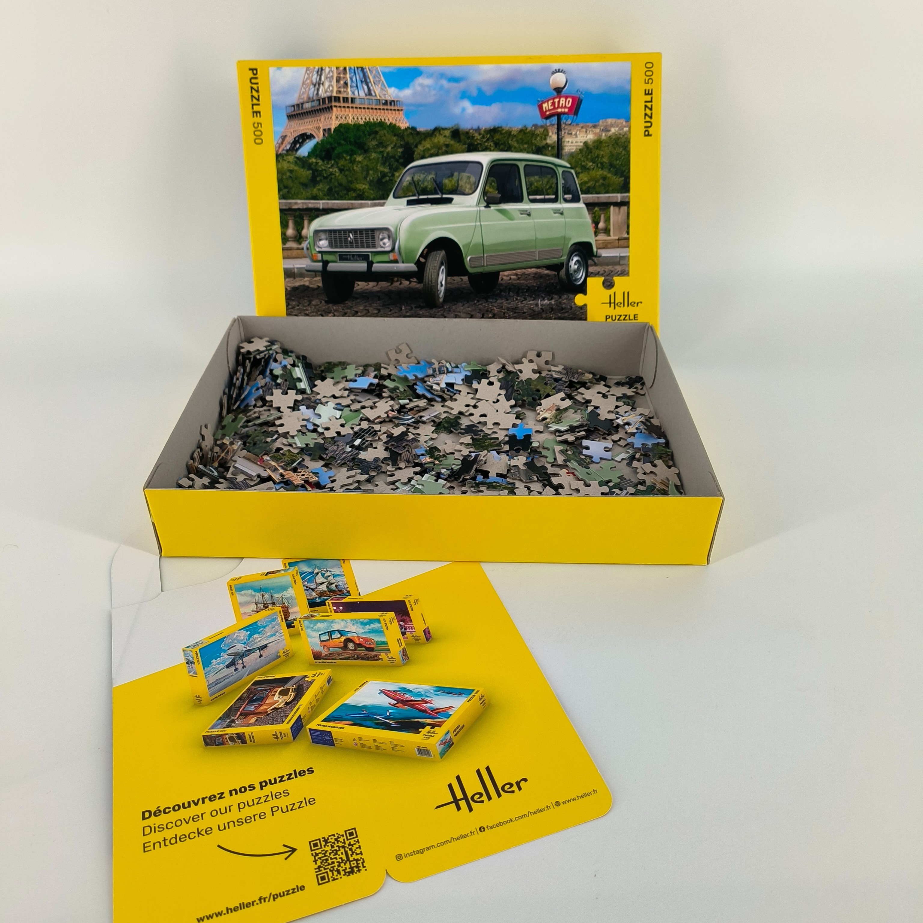 Voir photo 5 de Puzzle 500 pièces-Renault 4L-Heller- à partir de 8 ans Puzzle 500 pièces-Renault 4L-Heller- à partir de 8 ans Très bon état reconditionné photo 5