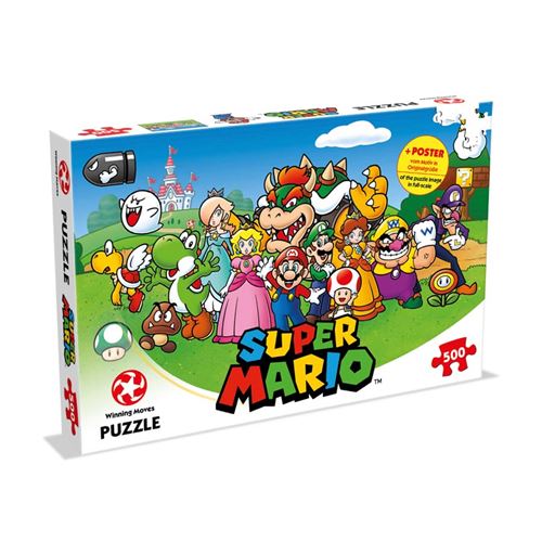 Acheter Puzzle 500 pièces Winning Moves Super Mario and Friends État correct - 21,57 € Puzzle 500 pièces Winning Moves Super Mario and Friends État correct Winning Moves reconditionné disponible sur Fnac