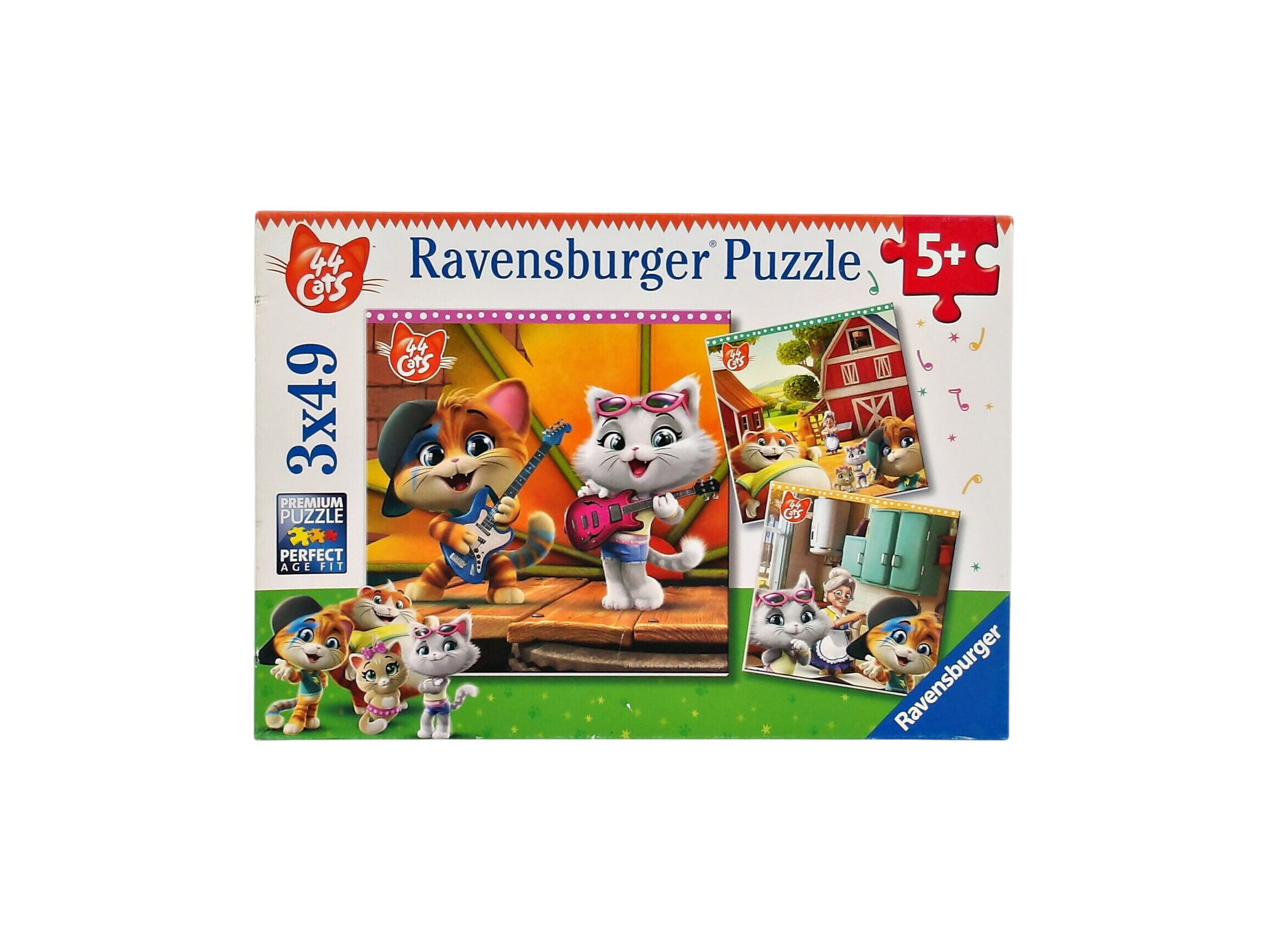 Acheter Puzzle - Bienvenue chez les 44 chats - 3x49 pièces- Édition 2019 Très bon état - 10,80 € Puzzle - Bienvenue chez les 44 chats - 3x49 pièces- Édition 2019 Très bon état reconditionné disponible sur Label Emmaüs