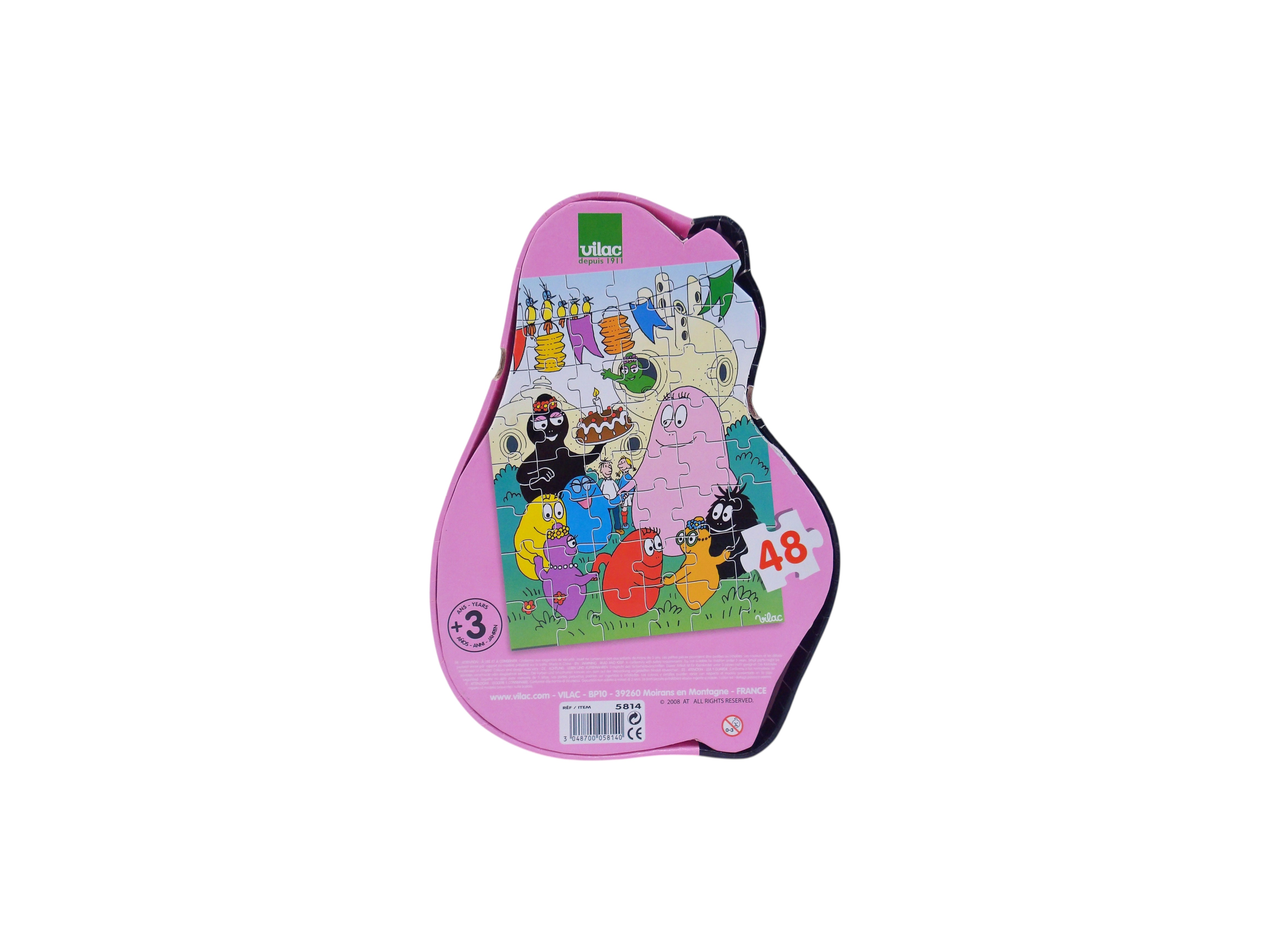Voir photo 2 de Puzzle bois - Barbapapa - 48 pièces- Édition 2008 Puzzle bois - Barbapapa - 48 pièces- Édition 2008 Très bon état reconditionné photo 2