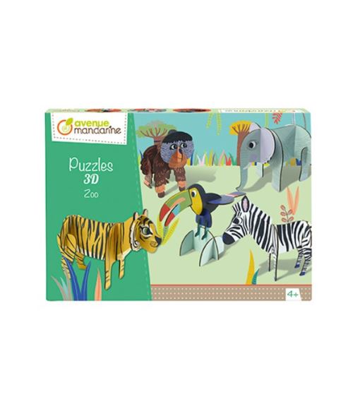 Puzzle Circus Avenue Mandarine Drôle de Zoo État correct N/A (je n'ai pas pu déterminer avec certitude reconditionné disponible sur Fnac
