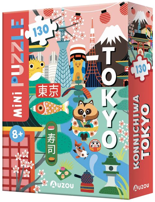 Puzzle enfant Auzou Konnichiwa Tokyo 130 pièces État correct reconditionné disponible sur Fnac