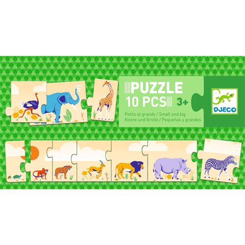 Puzzle frise Djeco Petits et grands État correct Djeco reconditionné disponible sur Fnac