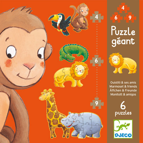 Puzzle Géant Djeco Ouistiti et ses amis État correct N/A reconditionné disponible sur Fnac