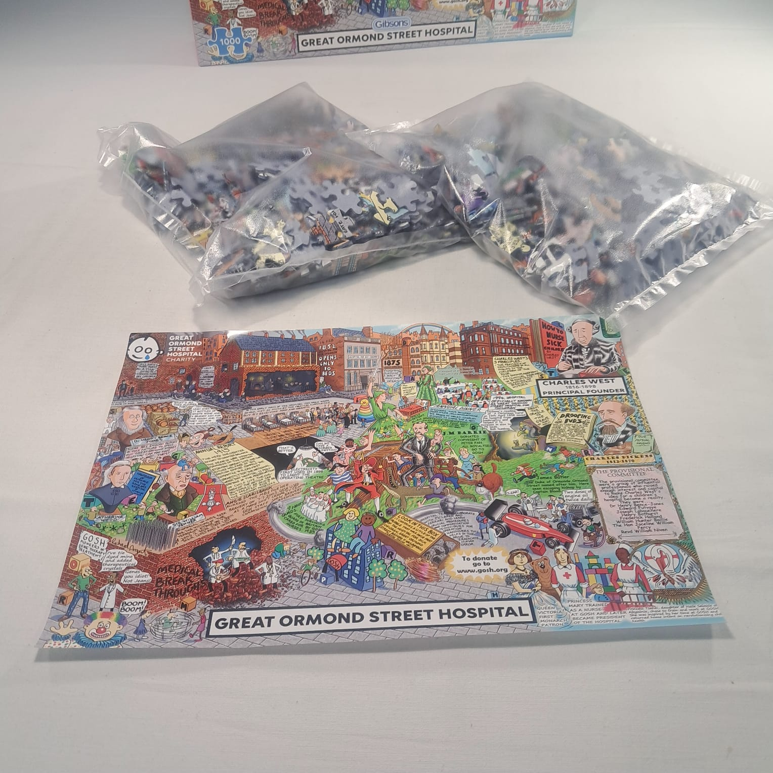 Voir photo 2 de Puzzle Great Ormond Street Hospital 1000 pièces Gibsons Puzzle Great Ormond Street Hospital 1000 pièces Gibsons Très bon état reconditionné photo 2