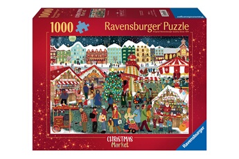 Puzzle Le marché de Noël 1000 pièces Très bon état - 22,19 € Puzzle Le marché de Noël 1000 pièces Très bon état Ravensburger reconditionné disponible sur Darty
